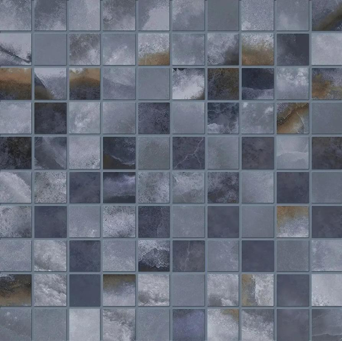 Мозаика Emilceramica Tele Di Marmo Onyx Mosaico 3x3 Blue Lappato 30x30