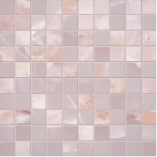Мозаика Emilceramica Tele Di Marmo Onyx Mosaico 3x3 Pink Lappato 30x30