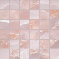 Мозаїка Emilceramica Tele Di Marmo Onyx Mosaico 5x5 Pink Lappato 30x30