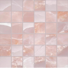 Мозаика Emilceramica Tele Di Marmo Onyx Mosaico 5x5 Pink Lappato 30x30