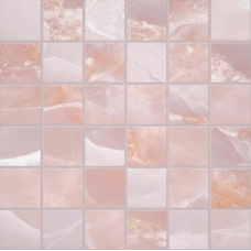 Мозаика Emilceramica Tele Di Marmo Onyx Mosaico 5x5 Pink Silktech 30x30