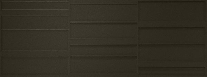 Плитка настінна Fanal Lumina Bevel Black 45x120