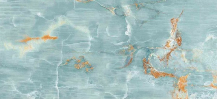 Керамогранит Imola Ceramica The Room Onyx Aqua Blue Gold Blu Aq6 12 Rm 60x120