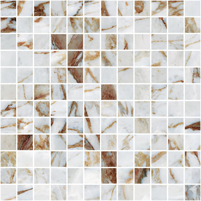 Мозаика Mirage Cosmopolitan Arabescato Oro Luc Mosaico 144 30x30