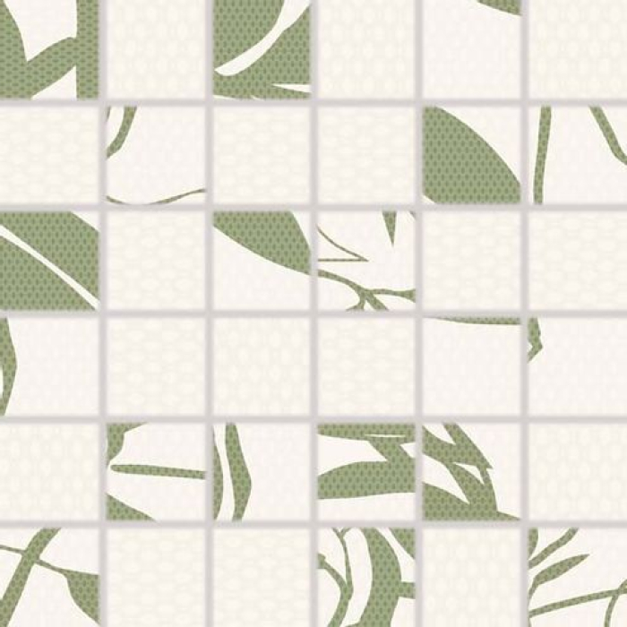 Мозаика Rako Lint WDM06678 (SET) Green Mosaic 30x30