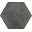 Керамограніт Vallelunga Hextie Anthracite 34,5x40