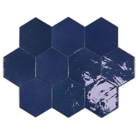 Керамическая плитка Wow Zellige Hexa Cobalt 10,8x12,4