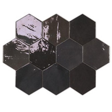 Керамічна плитка Wow Zellige Hexa Graphite 10,8x12,4