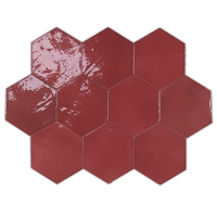 Керамічна плитка Wow Zellige Hexa Wine 10,8x12,4