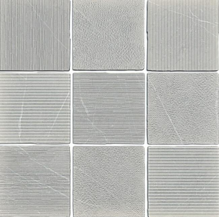 Керамогранит Wow Gea Carved Grey 12,5x12,5