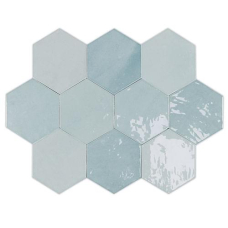 Керамічна плитка Wow Zellige Hexa Aqua 10,8x12,4