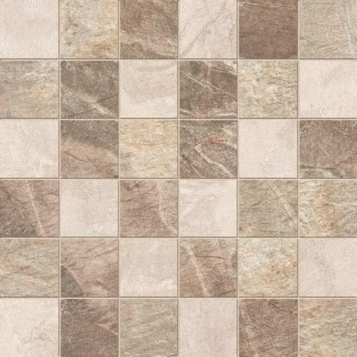 Мозаїка ABK Fossil Stone Mosaico Quadretti Mix Crema/Beige/Brown FSN03061 30x30