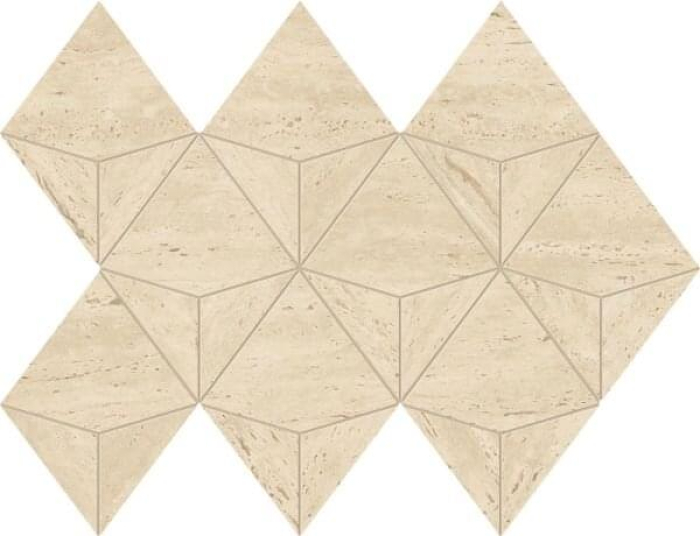 Мозаика Atlas Concorde Marvel Travertine Sand Mosaico Origami 28x41 