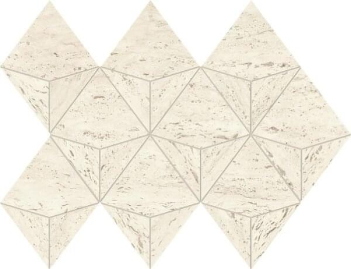 Мозаика Atlas Concorde Marvel Travertine White Mosaico Origami 28x41 