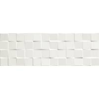 Плитка настінна Fap Lumina Square White Gloss 25x75