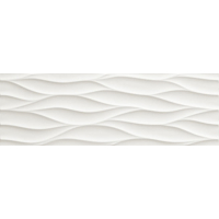 Плитка настенная Fap Lumina Curve White Gloss 25x75