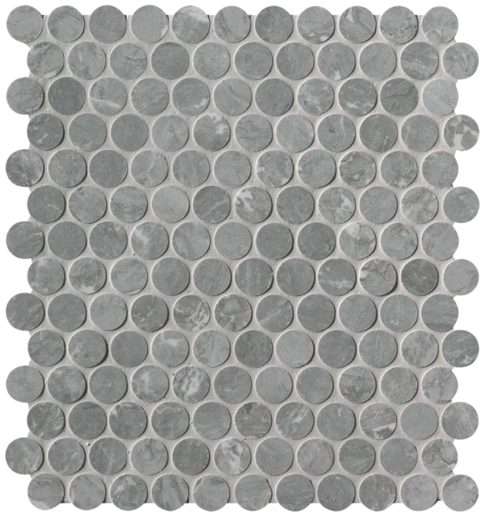 Мозаика Fap Roma Diamond Grigio Superiore Round Mosaico 29,5x32,5