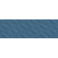 Плитка настінна Marazzi Outfit Blue Struttura Tetris 3D 25x76 M12A