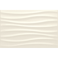 Плитка настенная Marazzi Colorblock Ivory Struttura Tide 3D 25x38 M00R
