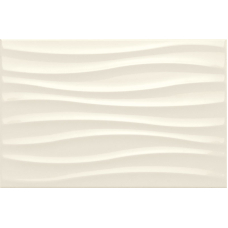 Плитка настенная Marazzi Colorblock Ivory Struttura Tide 3D 25x38 M00R