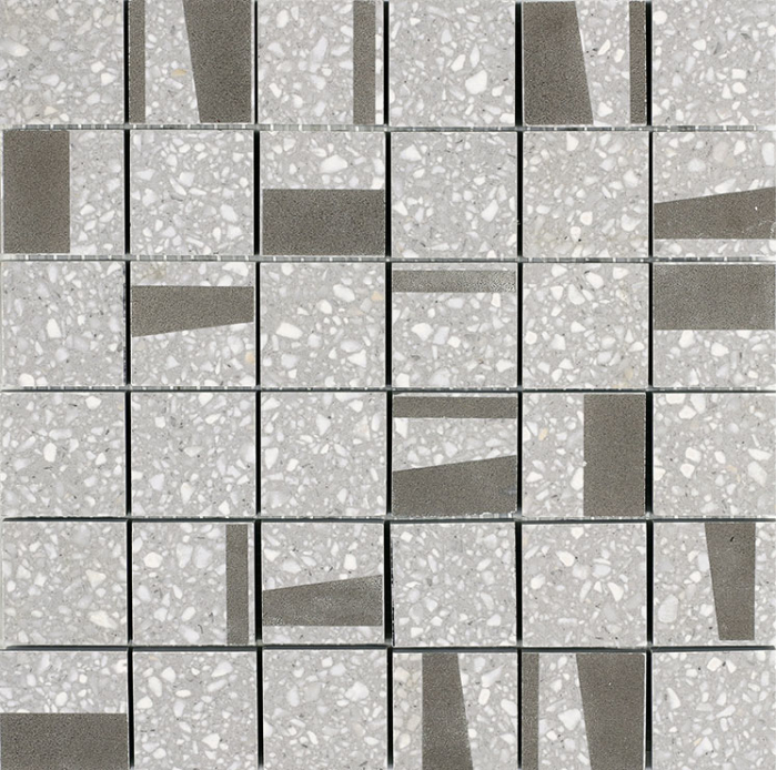 Мозаика Marazzi Pinch Light Grey Mosaico 30x30 M0KZ