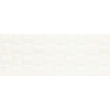 Плитка настенная Marazzi Absolute White Struttura Cube 3D Satinato 25x76
