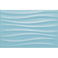 Плитка настенная Marazzi Colorblock Light Blue Struttura Tide 3D 25x38 M00T