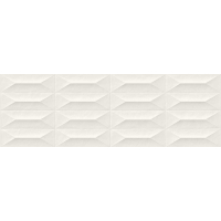 Плитка настінна Marazzi Colorplay White Struttura Cabochon 3D M4KT 30x90