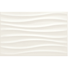Плитка настенная Marazzi Colorblock White Struttura Tide 3D 25x38 M00Q