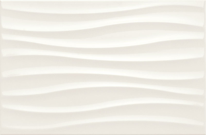 Плитка настенная Marazzi Colorblock White Struttura Tide 3D 25x38 M00Q