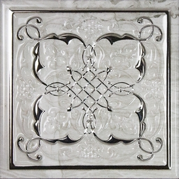 Декор Monopole Ceramica Armonia Petra Silver B 15x15