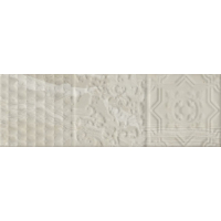 Плитка настінна Monopole Ceramica Palmira Relive Silver Brillo 10x30