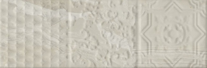 Плитка настенная Monopole Ceramica Palmira Relive Silver Brillo 10x30