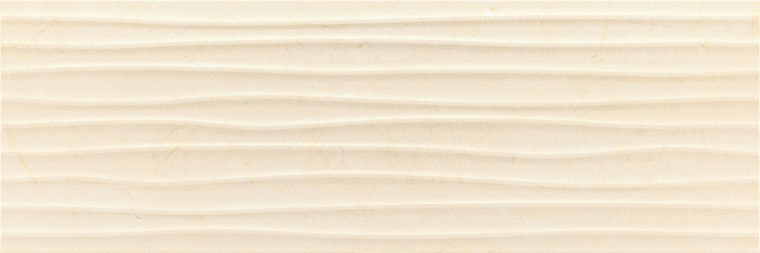 Плитка настінна Baldocer Velvet Wellen Cream 30x90