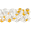 Мозаика Mutina Tex Runner (White+Yellow&Cream) 35x40,4