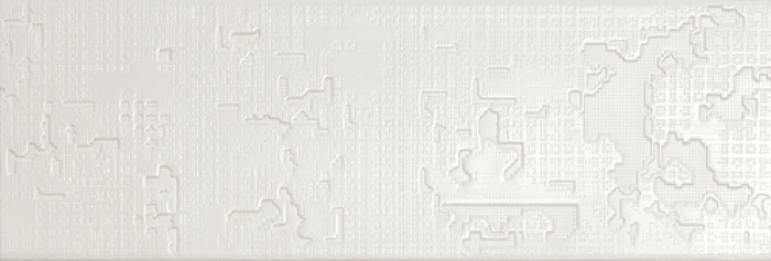 Плитка настінна Mutina Bas-Relief Cloud Relief Bianco 18x54