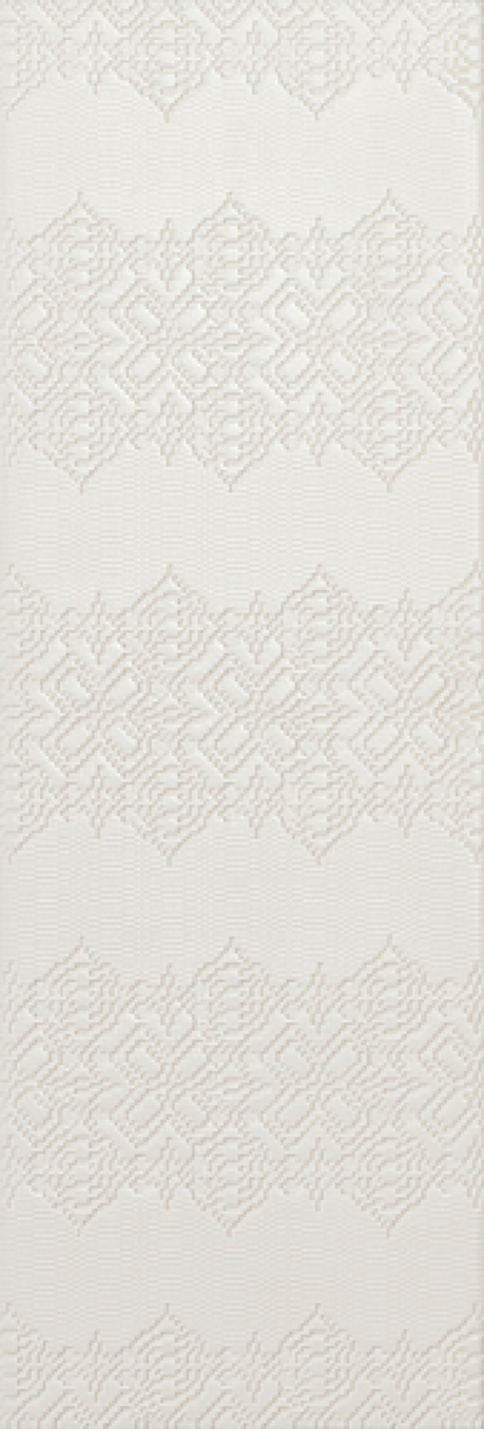 Плитка настінна Mutina Bas-Relief Garland Relief Bianco 18x54