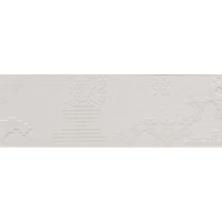 Плитка настенная Mutina Bas-Relief Patchwork Relief Bianco 18x54