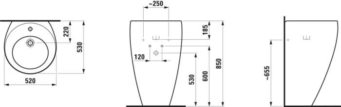 Раковина Laufen Alessi One 8119714001041