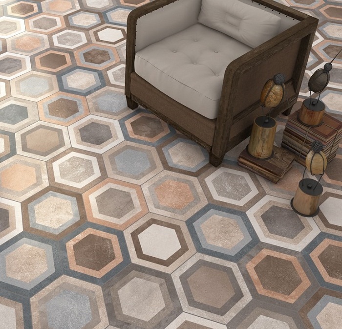 Интерьер испанской плитки Vives Ceramica