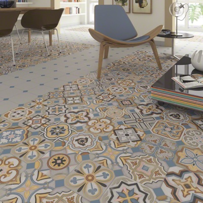 Интерьер испанской плитки Vives Ceramica
