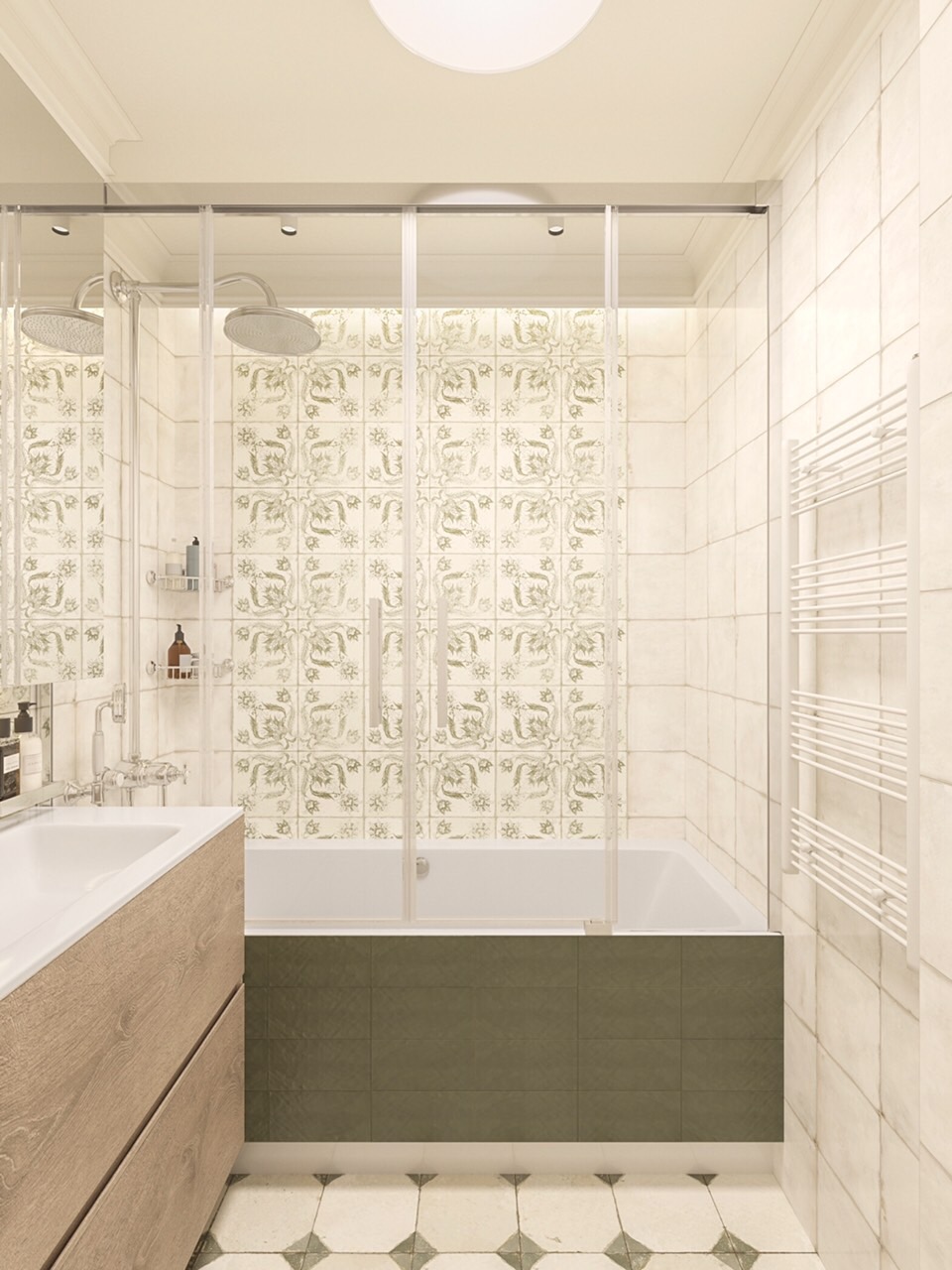 Реализованный проект ванной комнаты от Kerama Choice