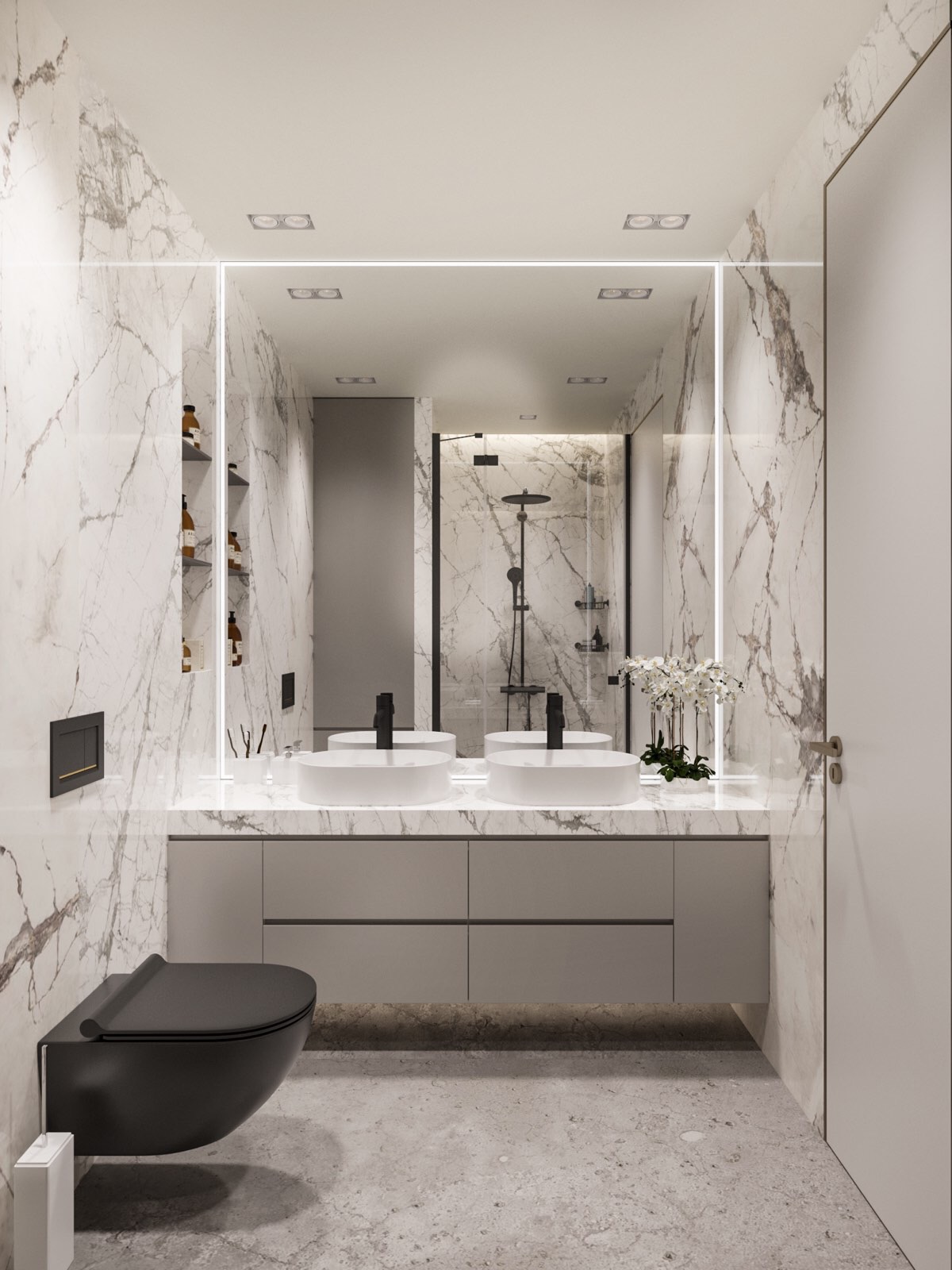 Реалізований проєкт ванної кімнати від Kerama Choice